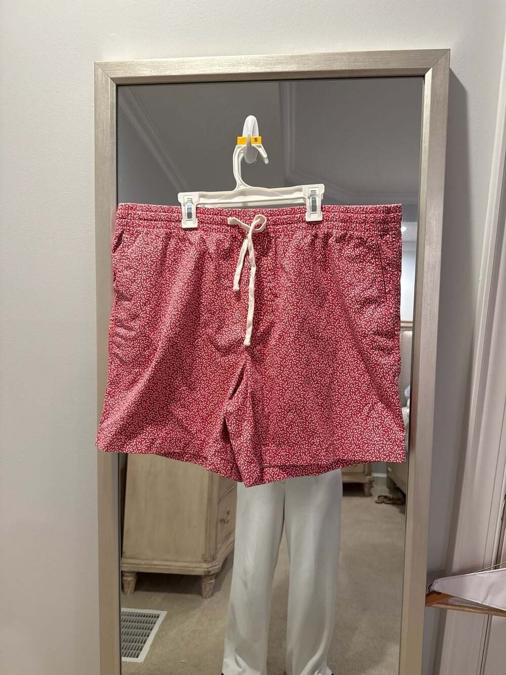 Vineyard Vines 7" Pull-On Island Short MCR Leaf Jetty Red Size XL